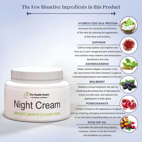 The Health Healer Brightening & Glowing Night Cream 💯(Guaranteed Results)